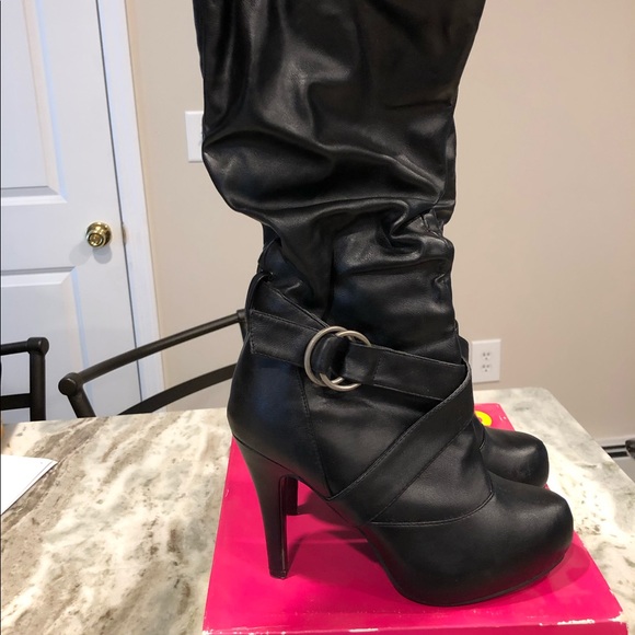 charlotte russe high heel boots